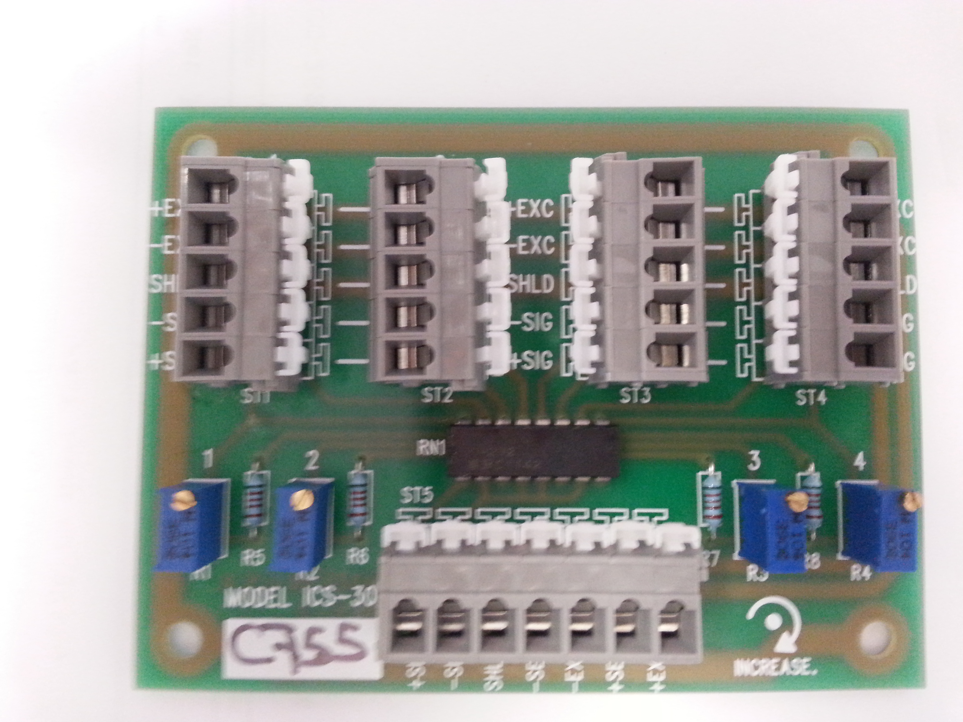 CSBE summing card Excitation trim Load Cell Express